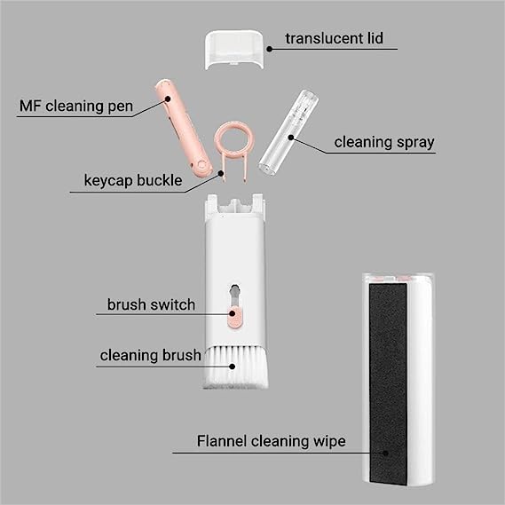 7 in 1 Portable Multifunctional Cleaning Tool Kit