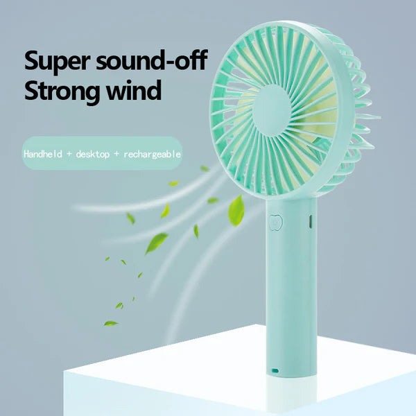 Mini Handheld Fan With USB Charging 3-4 hours